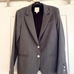 TWP Virgin Wool Blend Boyfriend Blazer
